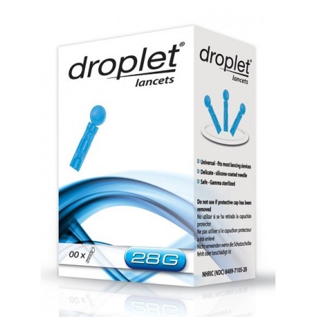 Lanceta universal Droplet 28G