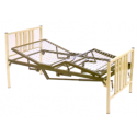 Cama p/hosp. 5 pos. C/cabeceras de tubo esm c/dos manivelas, s/ruedas, s/colchon y s/barandales