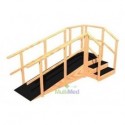 Escalera de 3 peldaños y rampa angular para niño y adulto