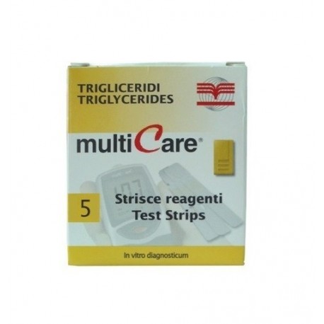 Tiras reactivas Multicare para trigliceridos
