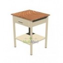 Buro tubular esmaltado p/hospital